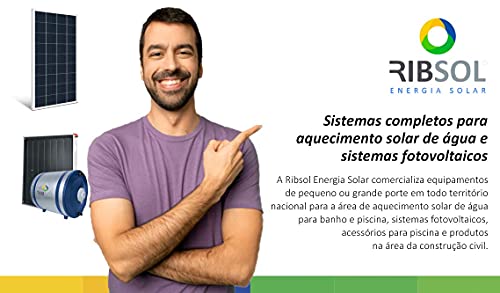 Placa Coletor Solar Banho Horizontal Aço Inox 200x100 Ribsol