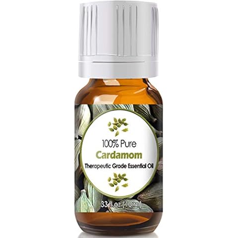 Diffuse Essential Oils 10ml - Cardamom Essential Oil - 0.33 Fluid Ounces - Cardamom Oil - Aromatherapy Oils Cover