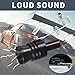 YESHMA Universal Black Universal Turbo Sound Whistle Muffler Pipe Sounder Simulator Tailpipe Noise Sound Enhancer Compatible with Motorcycle, Truck, Cars, Dirt Bike and Scooter(XL 2 Pack)