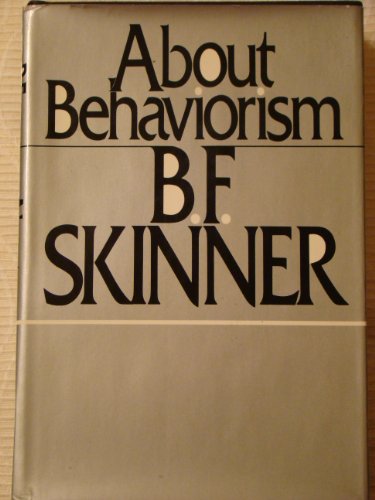 About behaviorism [by] B. F. Skinner B000WAVMNM Book Cover