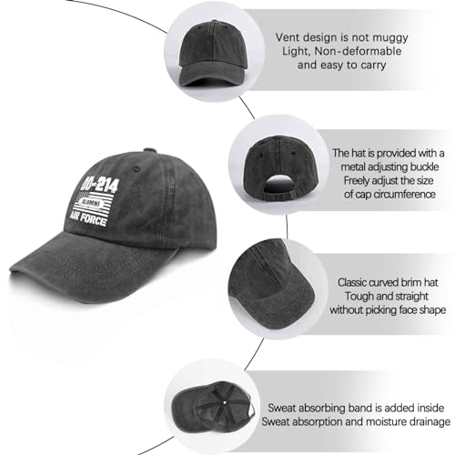 Us Alumni Military Trucker Hat Pigment Black para Hombre miniatura 6