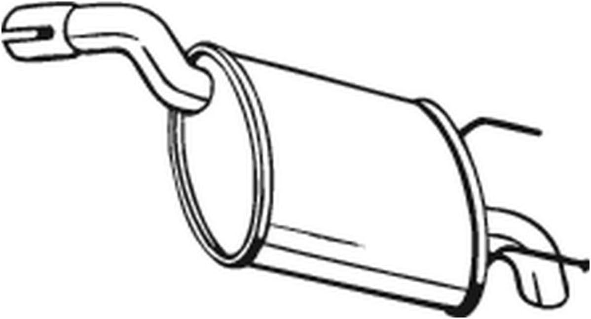 Bosal 185-677 End Silencer
