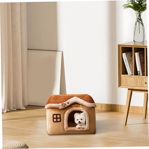 Casa para perros pequeña interior cueva lavable castillo espacial S 4