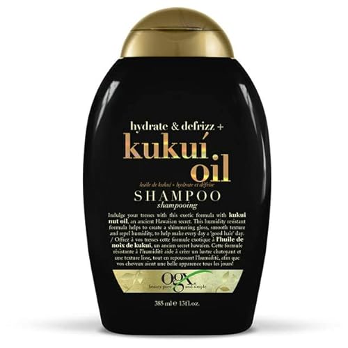 Ogx Shampoo Kukui Oil Hydrate & Defrizz 13 Ounce (384Ml) (3 Pack) #TOP1