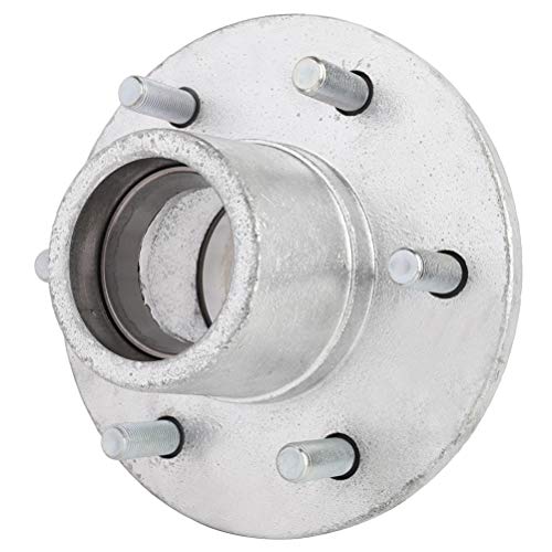 Ocpty Trailer Hub Wheel Bearing Kits For 1-1/4 Outer 1-3/4Inner Tapered Spindle Grease Seal For 5200 Lb. -6000 Lb. Axles 6 Bolt Lug Hot-Dipped Galvanized 15123 X 25580 #TOP6