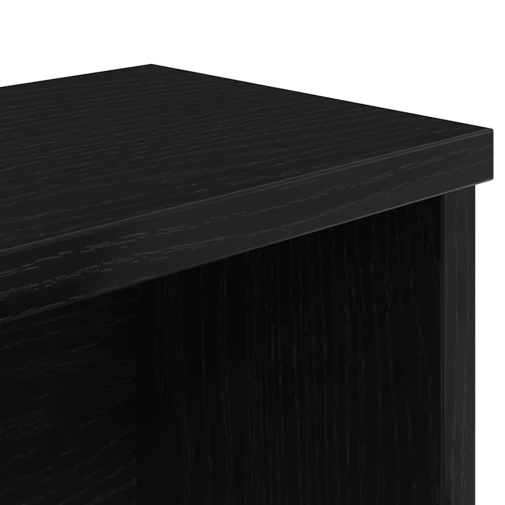 Fengshui Regał kuchenny, możliwość układania w stos, czarny, 60 x 15 x 16