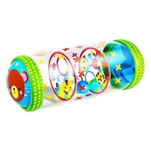 Juguete con ruedas para, juguete con ruedas para bebés de 1.97 pulgadas, rodillo de entrenamiento de equilibrio para el desarrollo de habilidades motoras, ayuda interactiva con función