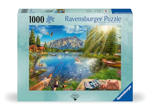 Ravensburger Life at The Lake 1000 Piece Jigsaw Puzzle for Adults - 12000877 - Handcrafted Tooling, Made in Germany, Every Piece Fits Together Perfectly - Image 3
