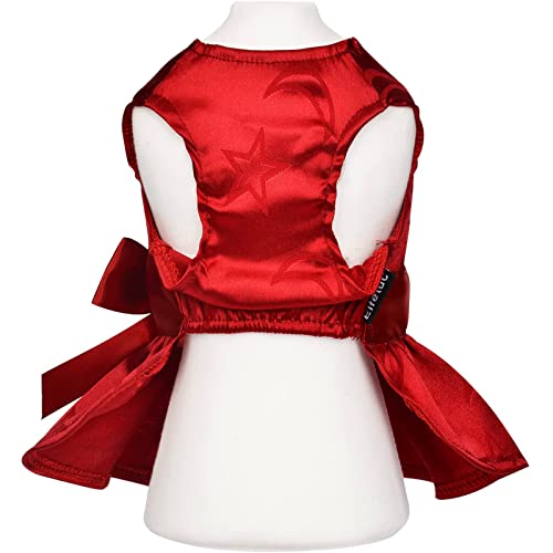Mothers Day Dog Dress Cute Girl Small Dog Dresses Female Summer Dog Clothes Cat Apparel Chihuahua Clothes Doggie Costume With Bowknot Pet Clothing Puppy Dresses For Doggy Attire Red #TOP6