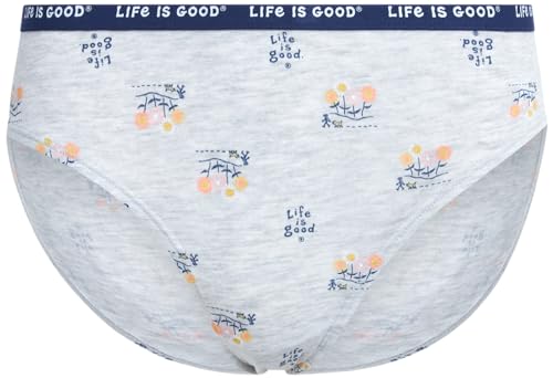 Life is Good Women's Bikini Underwear - 6 Pack Soft Cotton Stretch Fabric Bikini Briefs - Panties for Women (Sizes: S-XL)3