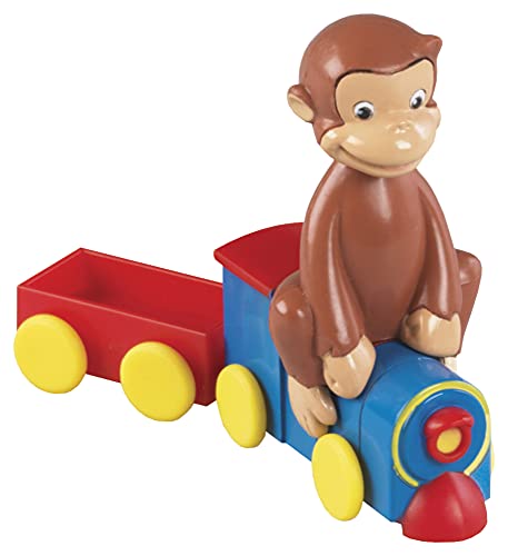 Decoset® Curious George Train Cake Topper, 4-Piece Set, Keepsake Figures For Hours Of Fun, Create An Adorable Birthday Centerpiece #TOP26