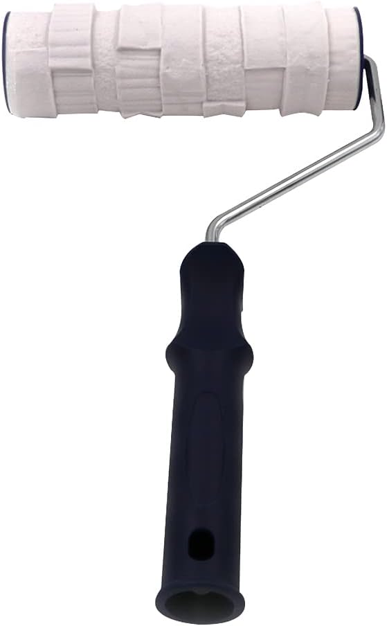 弁才天（毛丈：18mm・23mm、ローラー：イージー・ビッグ） | ローラー製品 | プロ向け、ペイントローラー等の製造販売｜ピーアイエー株式会社 8インチ パターンペイントローラー 装飾ラバーローラー 装飾アートローラー テクスチャローラー ハンドル付き 黒+白 コンクリートテ