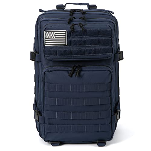Image of QT&QY 45L Military Tactical Backpacks Molle Army Assault Pack 3 Day Bug Out Bag Hiking Treeking Rucksack