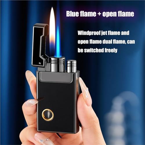 Encendedor de butano resistente al viento ideal para acampar y asar 4