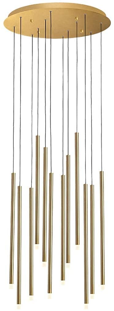 LYMSXAZOU Postmodern Staircase Chandelier Duplex Apartment Spiral Long Chandeliers Ceiling Lights, Led Lighting, Glass Balls, Modern Creative Living Room Chandeliers, Villa Lights Made in