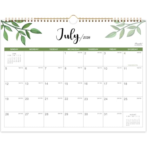 Calendar 2026-2028 2 Years Wall Calendar 2026-2028 14.8 x 11.5 JUL. 2026 - JUN. 2028 Large Blocks 2026-2027 Wall Calendars with Julian Dates