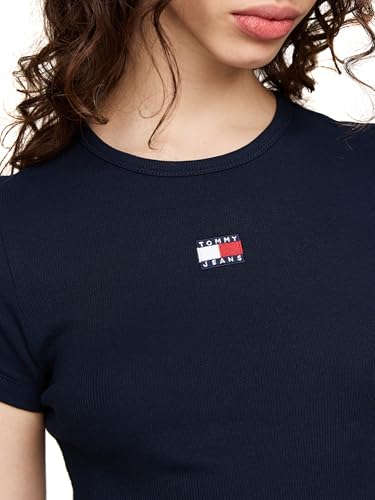 Tommy Jeans Women's Graphic Tee with Embroidered Flag Detail2