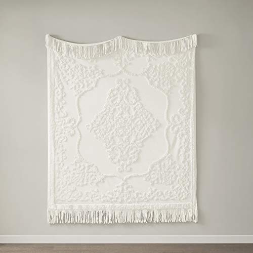 Madison Park 100% Cotton Tufted Chenille Design With Fringe Tassel Luxury Elegant Chic Lightweight, Breathable Cover - Image 3