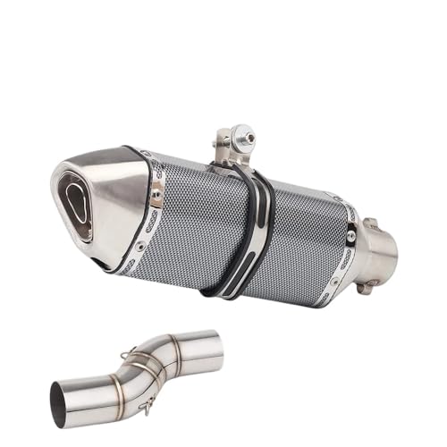 Tuyau d'échappement moto TRK502X réduction de bruit et flux optimisé