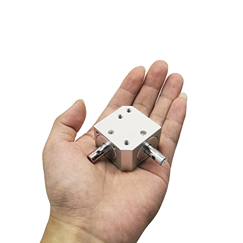 Image of 1:1 Right Angle Tapered Bevel Gearbox Mini 1 Module 20 Teeth 90 Angle Drive Steering Gear Device Simple Mechanical DIY Module with 8mm Shaft
