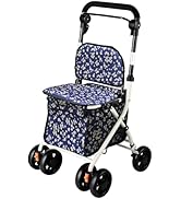 Amazon | YLOVABLE 手押し車 高齢者 ておしぐるま 老人 軽量 座れる