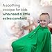 SENSORY4U Sensory Sack (Medium) Body Sock - Calming Therapy Blanket for Stress Relief, Anxiety, Autism, ADHD, ADD, Sensory Play for Kids - Green Fidget Body Pod Toy (Green)