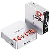 GEEKOM A6 Mini PC, AMD Ryzen 7 6800H(Beats 4300U/5500U), 16GB DDR5 RAM 1TB SSD, Mini Desktop Computer with Quad 8KDisplay Support, Wi-Fi 6E, BT 5.2, Windows 11 Pro, Graphic Design Gaming Video Editing