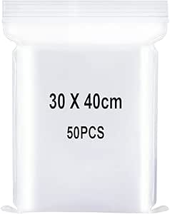 Sacchetti Plastica Richiudibili 40x60cm - 20 Pezzi Per Conservazione Vestiti E Oggetti - Foto 8