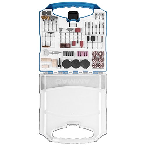 Kit de Acessórios para Microrretífica com 151Peças, Gamma Ferramentas G19507AC, Azul