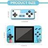 RNPKZ Retro Handheld Game Console, Retro Games Console with 800 Built-in Classic Video Games and 3.5-Inch Screen, Portable Handheld Gaming Console, Video Game Console Supports 2 Players Connected TV