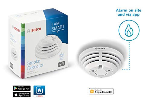 Détecteur de fumée connecté Bosch Smart Home (Livré sans contrôleur Bosch Smart Home, alarme connecté)