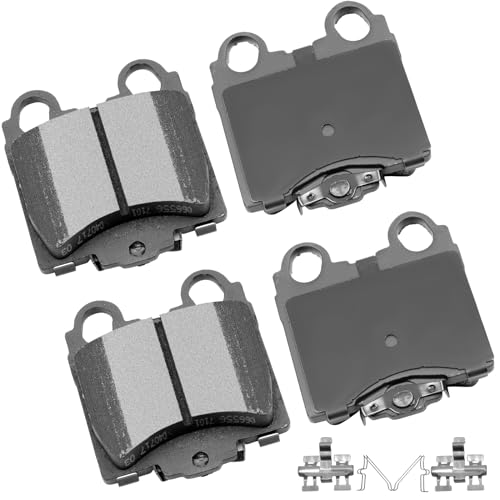 Image of cciyu D771 Professional Ceramic Rear Brake Pads Set fit For 1998-2005 For Lexus GS300,1998-2000 For Lexus GS400,2001-2005 For Lexus GS430,2001-2005 For Lexus IS300,2002-2010 For Lexus SC430