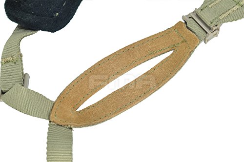 ATAIRSOFT Cordão de suspensão geral para capacete com alça de queixo de 4 pontos com parafusos e par