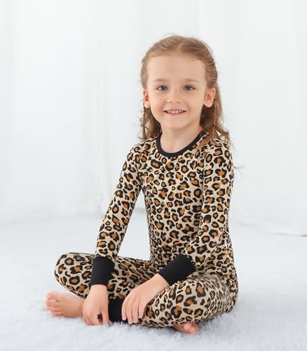 Image of Toddler Boys Girls Clothes Viscose from Bamboo Long Sleeve Top and Pants Clothing Set Soft 2Pcs Kid Outfit