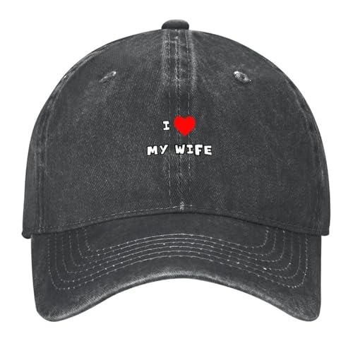 Casquette de baseball Je coeur ma femme idéale pour le camping et la plage