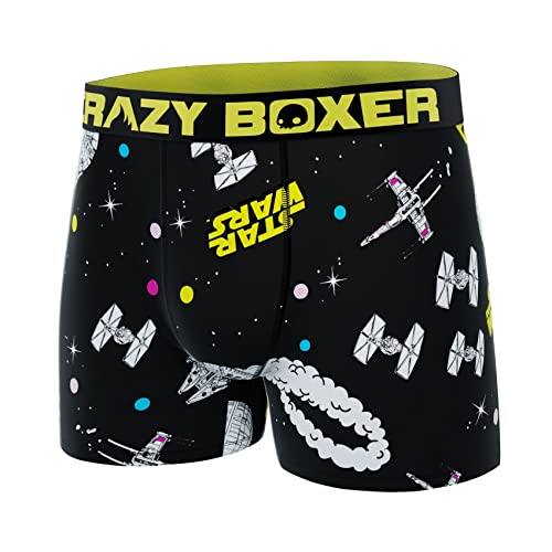 Crazyboxer Men's Star Wars Space Ships Boxer Briefs #TOP1