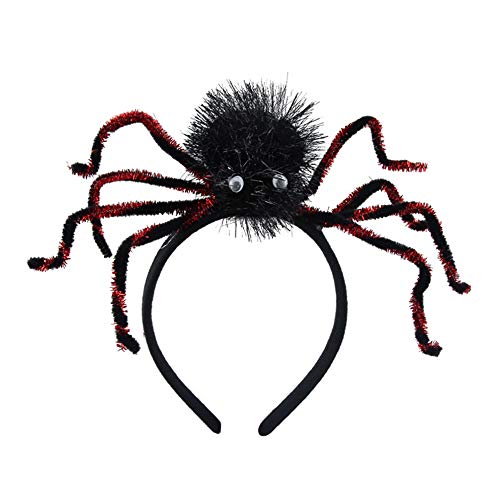 Preisvergleich Produktbild ddellk Kopfschmuck für Halloween, Spinnen, Halloween, Cosplay, Haar-Accessoires für Kinder und Erwachsene