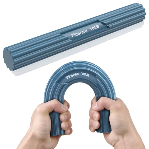 Fitense Flex Therapy Bar, 10LBS Tennis Elbow Therapy Bar, Flexbar for Physical Therapy & Resistance Bar for Golfers Elbow,Tendinitis,Wrist,Forearms Pain, Improve Grip Strength and Relieve Pain, Indigo Fitense Flex Therapy Bar, 10LBS Tennis Elbow Therapy Bar, Flexbar for Physical Therapy & Resistance Bar for Golfers Elbow,Tendinitis,Wrist,Forearms Pain, Improve Grip Strength and Relieve Pain, Indigo
