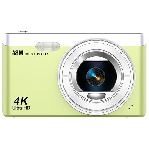 2026�V�o�� �f�W�^���J���� 4800����f 4K�^�� �f�W�J�� 64G SD�J�[�h�t�� �R���f�W 18X�f�W�^���Y�[�� ��Ԃ�␳ �y�� �R���p�N�g�J���� 4k 2.88�C���` IPS�X�N���[�� ���{��������t ��N�ۏ� �O���[��