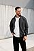 QTE Dark Grey Jacket for Men Fashion Windproof Bomber Jackets Coat Lightweight Casual Spring Fall Stand Collar Windbreaker Zip Up with Pocket
