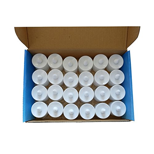 LANKER 24 Pack Flameless Led Tea Lights Candles - Steady Battery Operated Electronic Fake Candles – Decorations for Wedding, Party, Christmas, Halloween and Festival Celebration (White) - Thumbnail 7