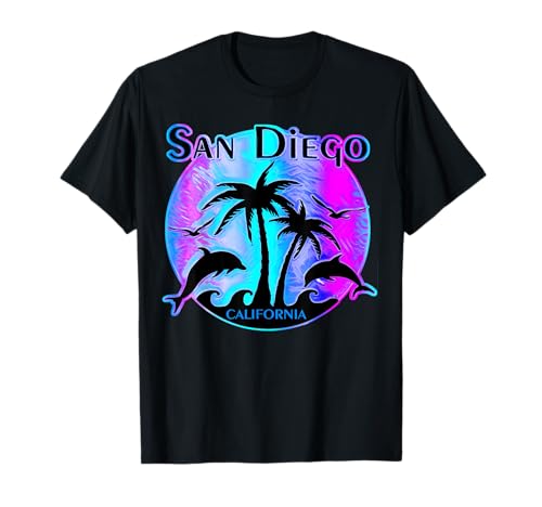 San Diego California Hot Pink Local Souvenir T-Shirt