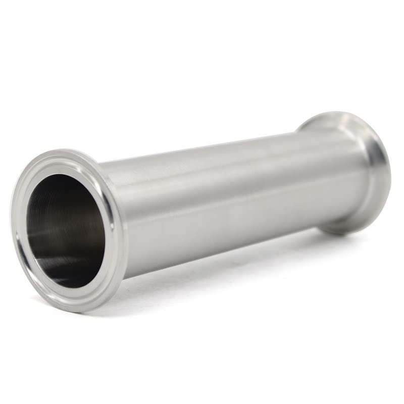 1PC Length 4 "-18" Grade Stainless Steel SUS304 Fitting Pipe OD 19-51 Homemade Ferrule Three Clips 50.5/64mm(1 pipe,12 INCHES (305MM)_OD19 X FERRULE50.5)
