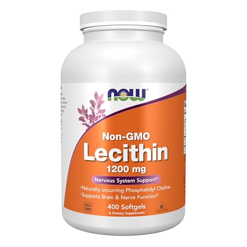 NOW Foods Lecithin 1200 mg, 400 Softgels