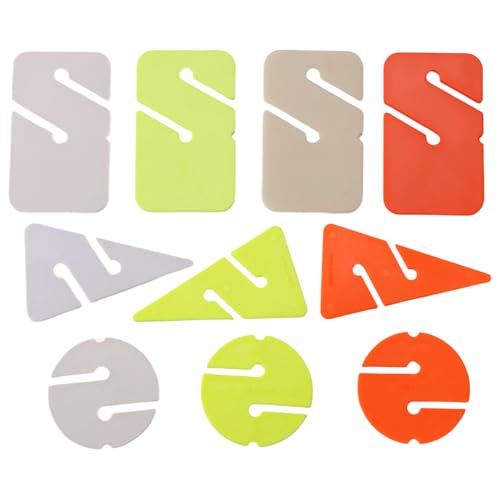 Pteanecay 10PCS Cave Wreck Diving Marker Technical Diving Triangle Line Markers Guide Rope for Scuba Diving Luminous Light