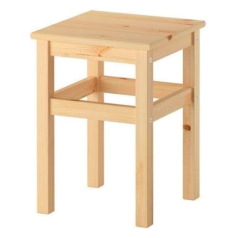 Ikea Solid Pine Children's Stool Cover