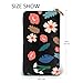 OJJK OJJKLong Clutch Wallet for Women, Vegan Leather Zippered Purse, Large Capacity Wristlet Travel Wallet, Fashion Zip Around Clutch (flower)