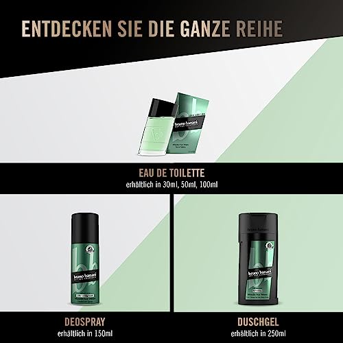 Bruno Banani Körperspray Made for Men, Herrenduft, 150 ml, Flüssigkeit, Bergamotte