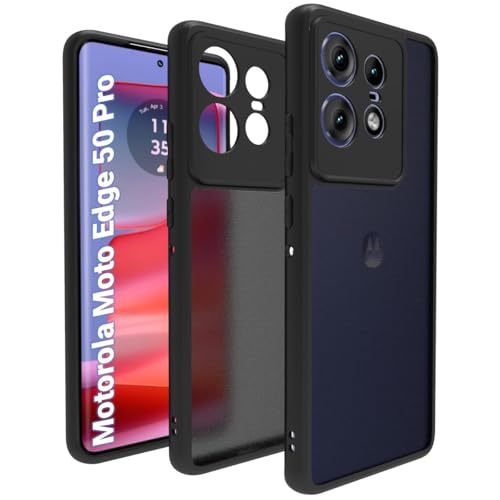 Image of A rtistque Armor Bumper Back Case Cover for Motorola Edge 50 Neo 5G | Stylish Ring Holder & Inbuilt Stand | Shockproof TPU Protective Design | 360 Degree | Motorola Edge 50 Neo 5G Back Cover - Black