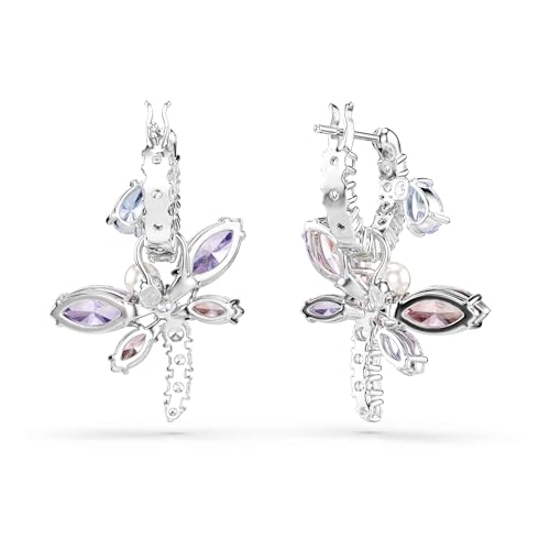 Image of Swarovski x Ariana Grande Collection, Mixed Cuts, Dragonfly, Rhodium Plated